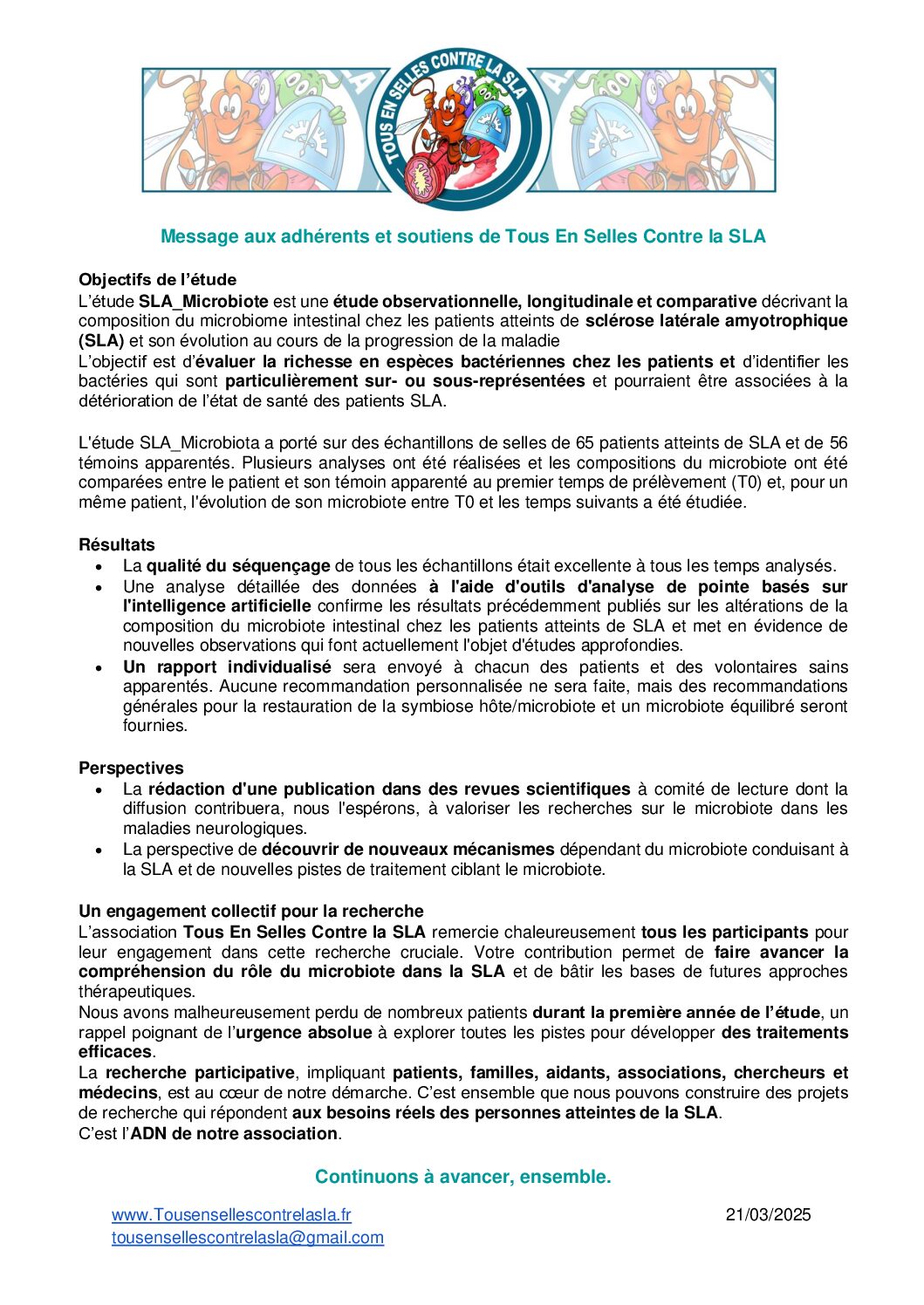 Communication TECS Avril 2025